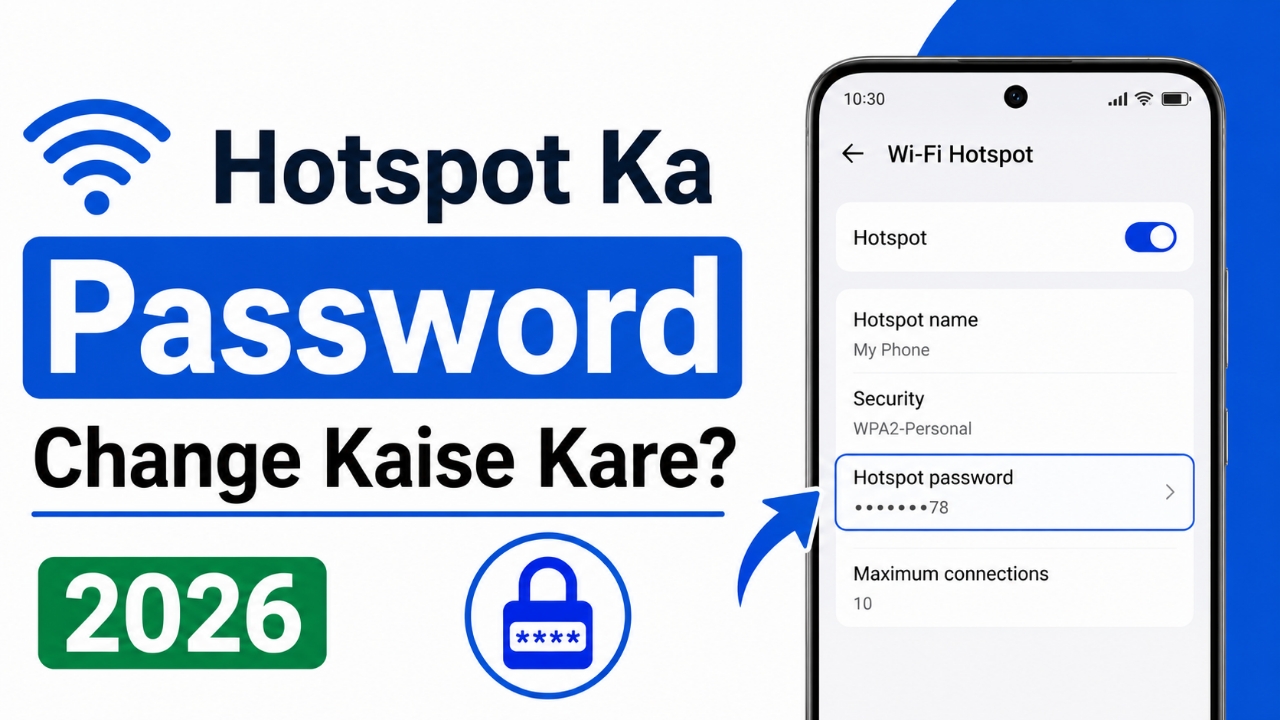 Hotspot Ka Password Change Kaise Kare 2026