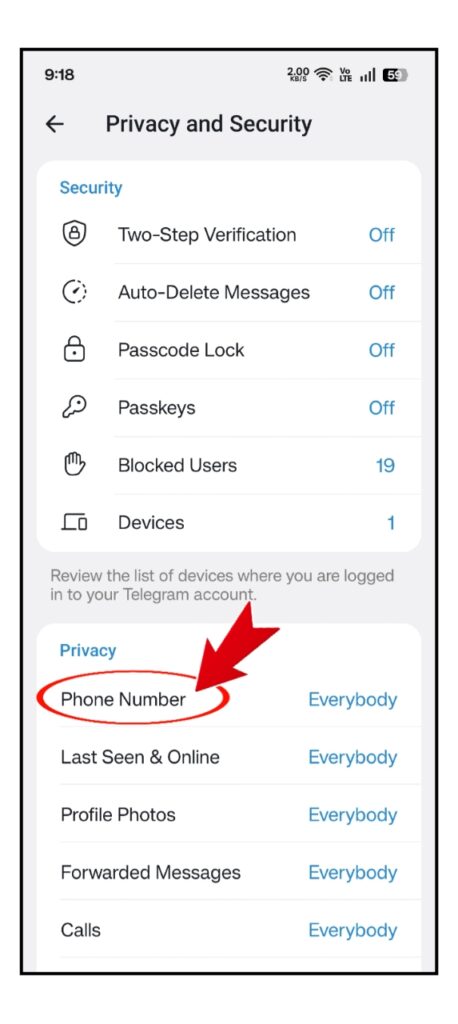 Telegram Par Apna Mobile Number Hide Kaise Kare