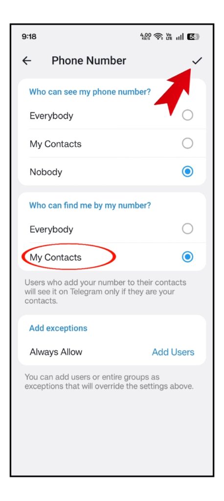 Telegram Par Apna Mobile Number Hide Kaise Kare