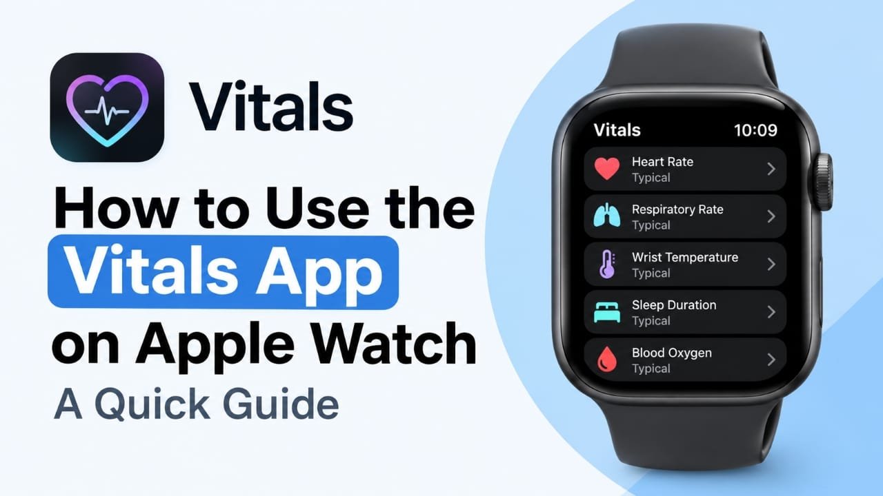 How to Use the Vitals App on Apple Watch: A Quick Guide