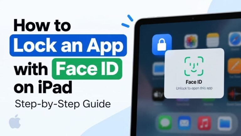 How to Lock an App with Face ID on iPad: Step-by-Step Guide