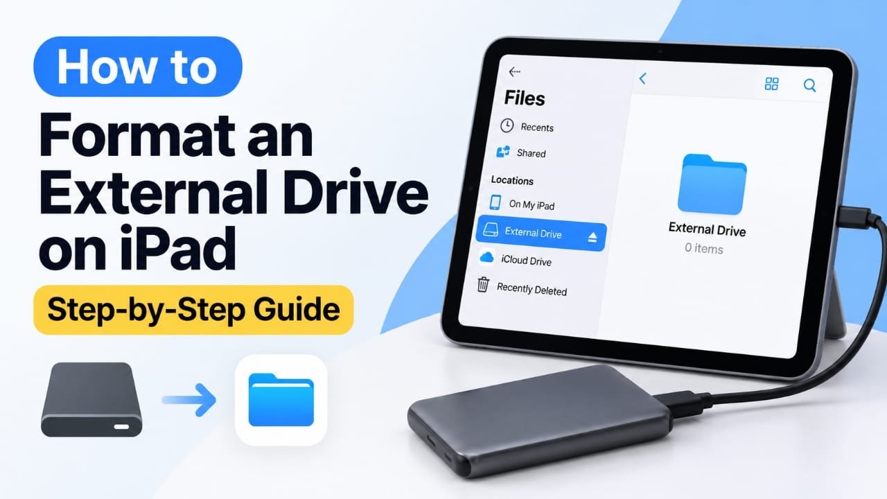 How to Format an External Drive on iPad: Step-by-Step Guide
