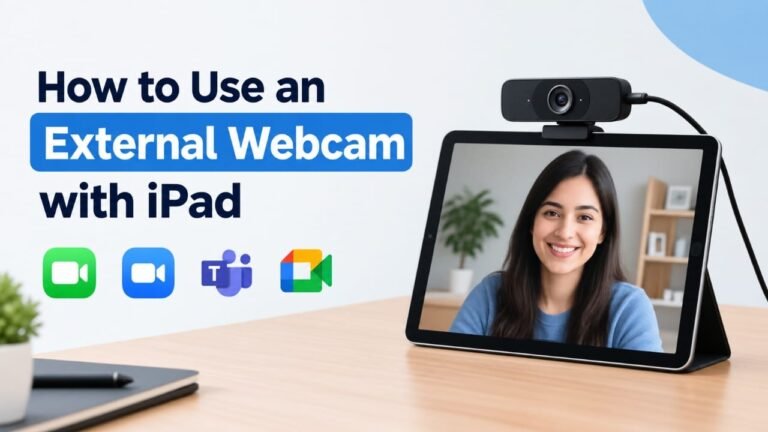 How to Use an External Webcam with an iPad: Step-by-Step Guide