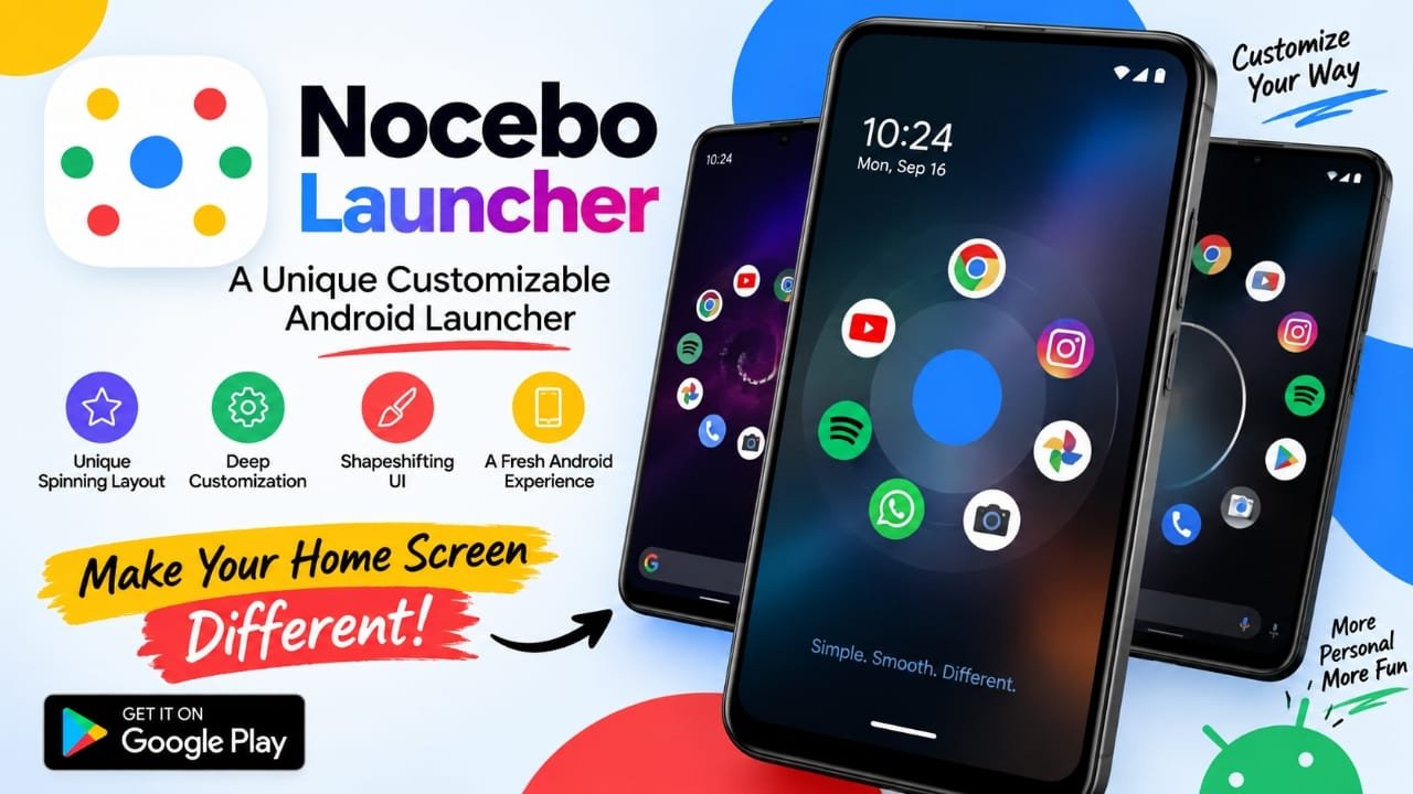 Nocebo Launcher: A Unique Customizable Android Launcher