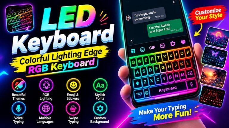 LED Keyboard – Colorful Lighting Edge RGB Keyboard: Features, Themes and How to Use It