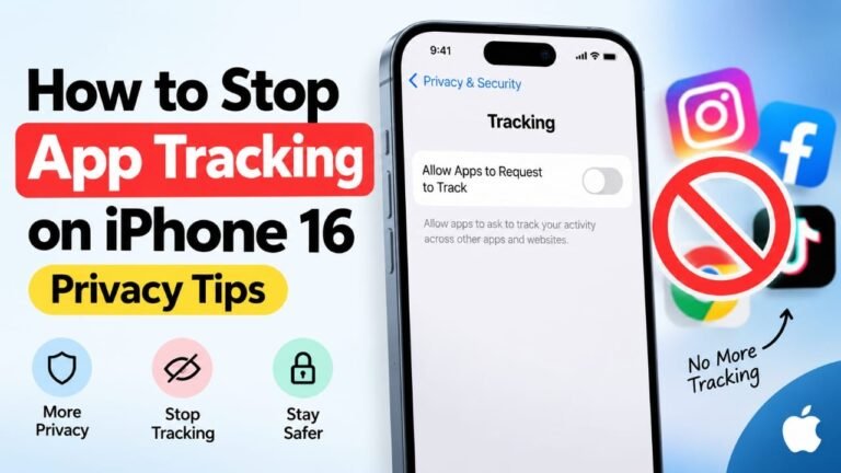 How to Stop App Tracking on iPhone 16: Privacy Tips