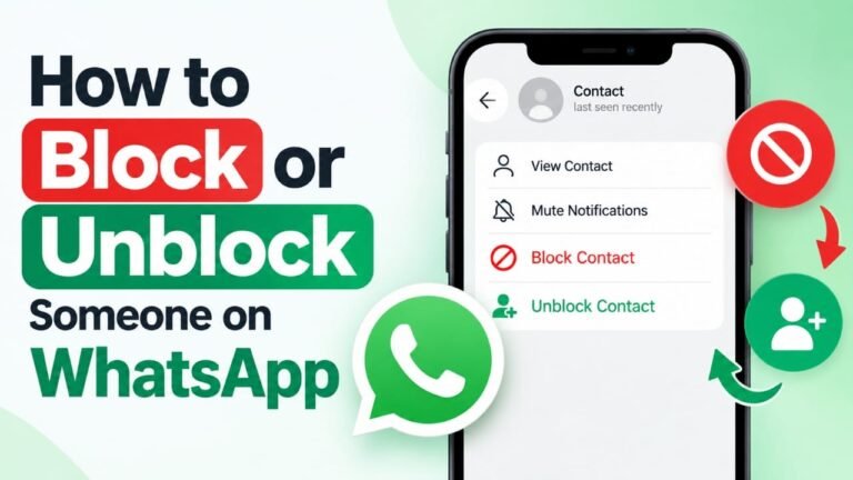 How to Block or Unblock Someone on WhatsApp