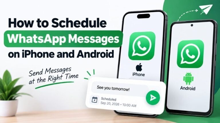 How to Schedule WhatsApp Messages on iPhone and Android