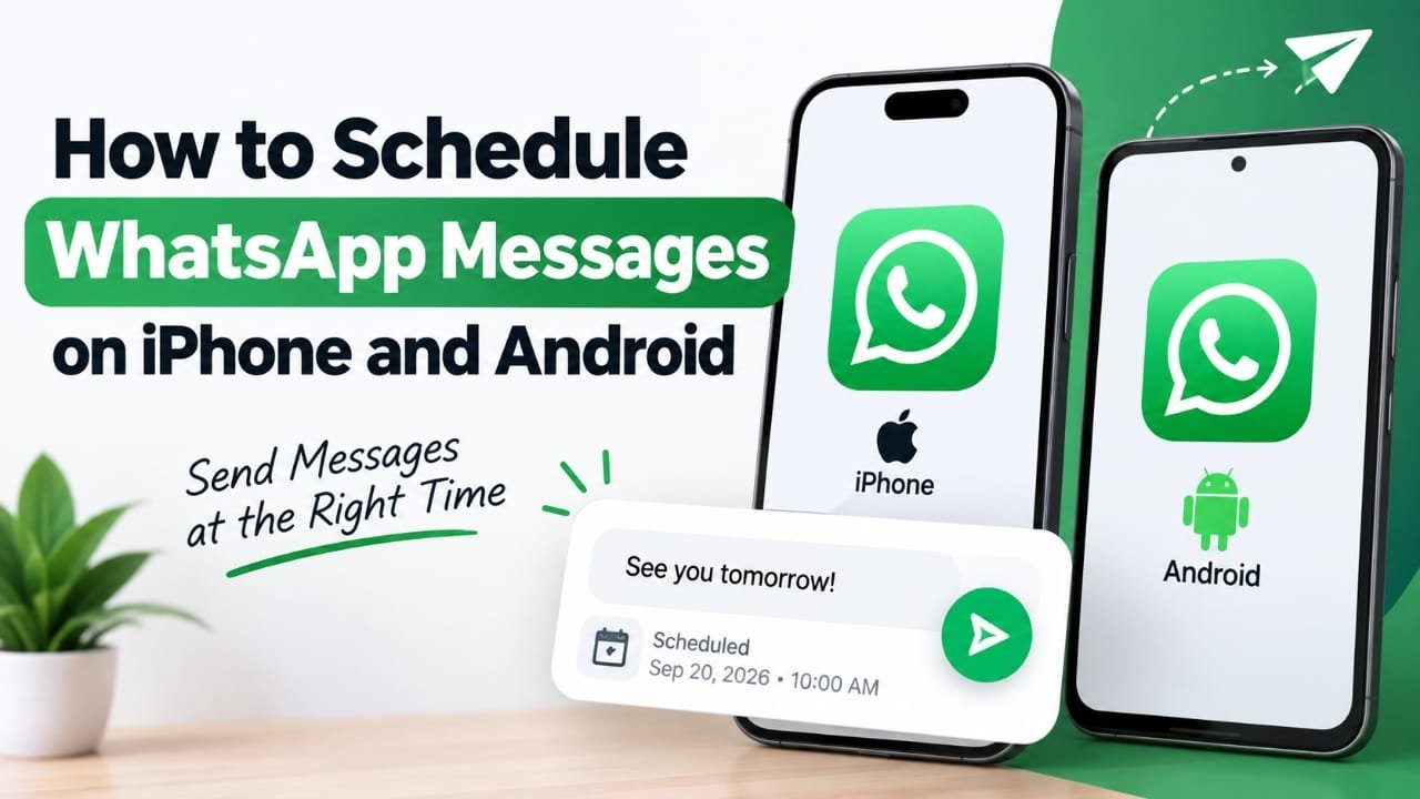 How to Schedule WhatsApp Messages on iPhone and Android