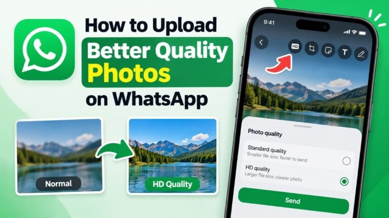How to Upload Better Quality Photos on WhatsApp