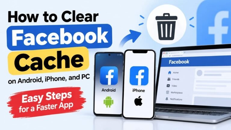 How to Clear Facebook Cache on Android, iPhone, and PC