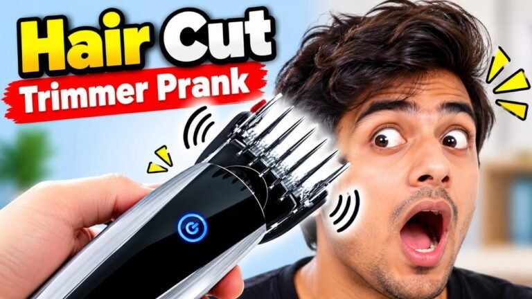 Hair Cut Trimmer Prank: Turn Your Phone Into a Realistic Hair Clipper