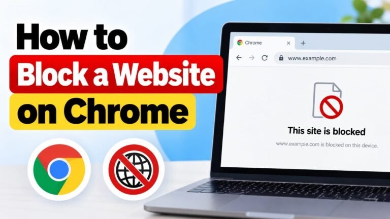 How to Block a Website on Chrome: 4 Easy Methods