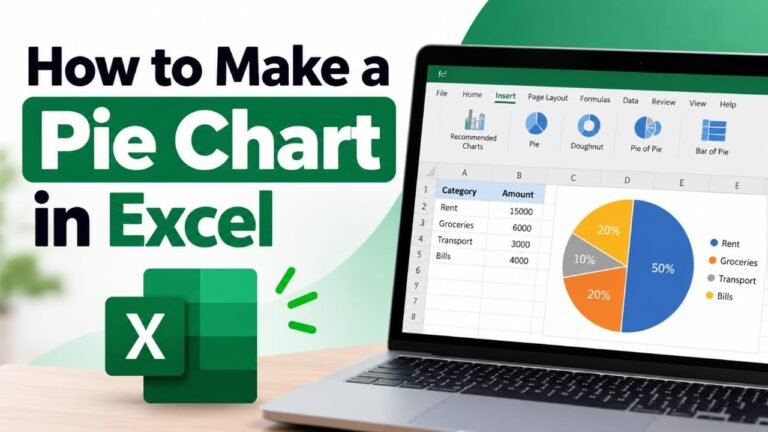 How to Make a Pie Chart in Excel