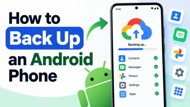 How to Back Up an Android Phone Without Losing Your Important Data