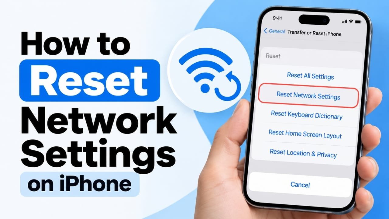 How to Reset Network Settings on iPhone Without Losing Your Data